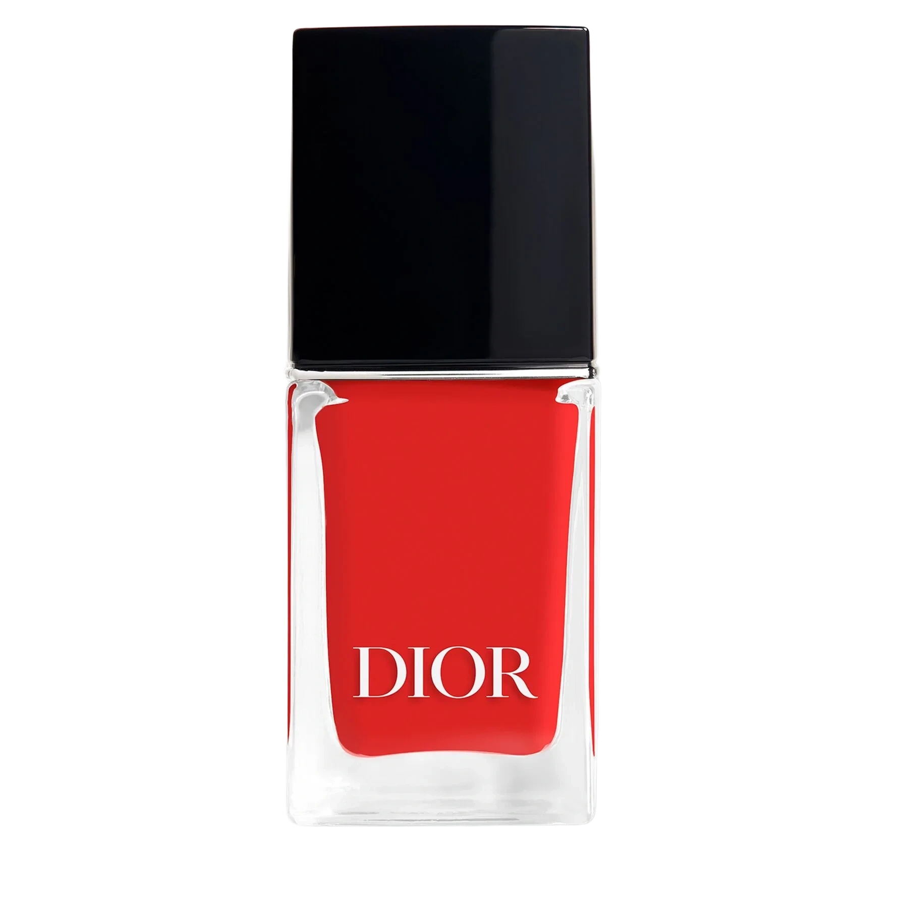 DIOR Vernis Nail Polish With Gel Effect And Couture Color 080 Red Smile