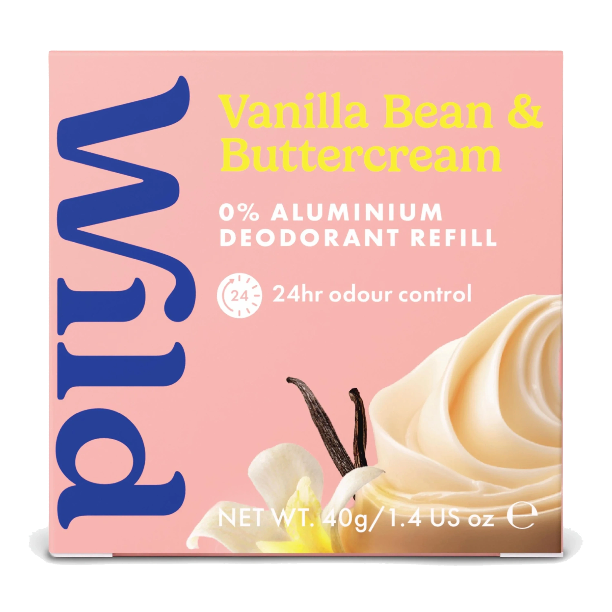 Wild Deo Stick Vanilla Bean Buttercream Refill, 40 g