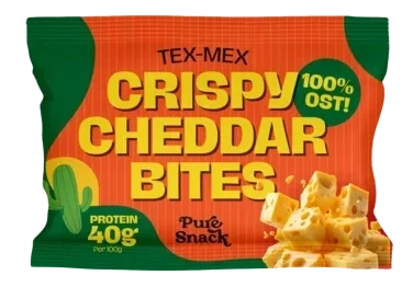 PURESNACK AS Crispy Cheddar Bites Tex-mex