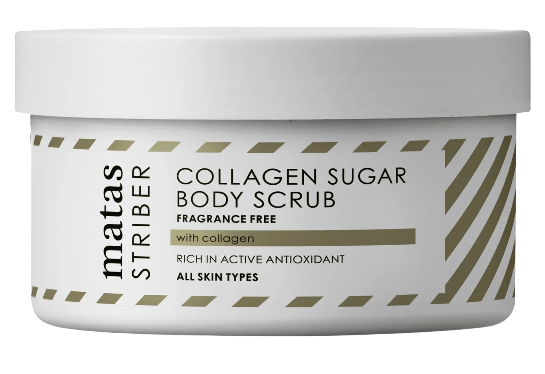 Matas Striber Collagen Sugar Body Scrub Fragrance Free 250 g