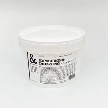 Hamburgerdressing vegansk
