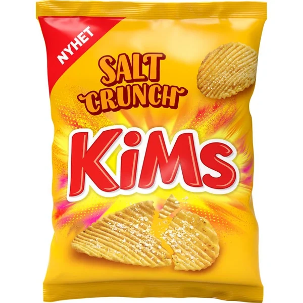 Kims Potetgull Salt Crunch 200g