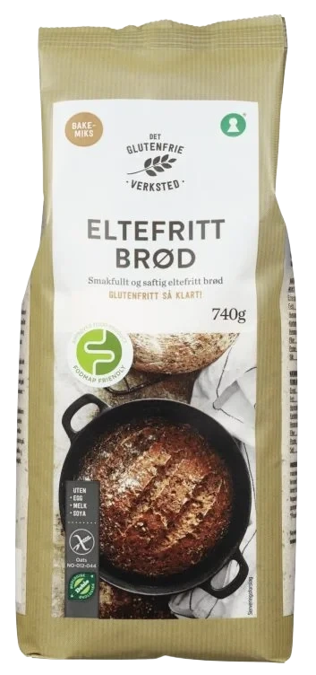 Det Glutenfrie Verksted Eltefritt Brød Miks