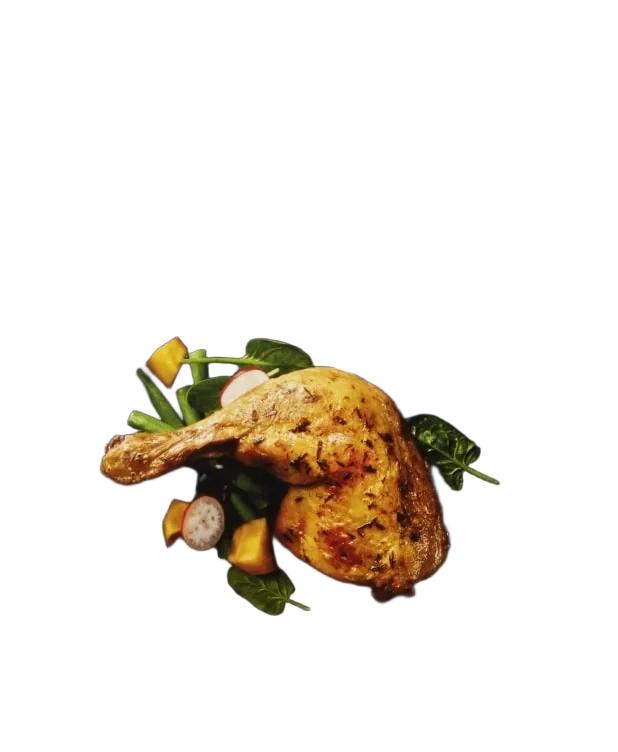 Kyllingconfit 2stk Ca600g Lerstang