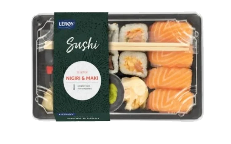 Sushi Maki Nigiri 10 Biter 258g Meny