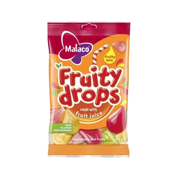 Malaco Fruity Drops Fruity Mix 110 g