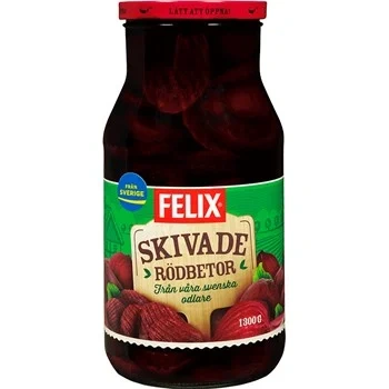 Rödbetor skivade