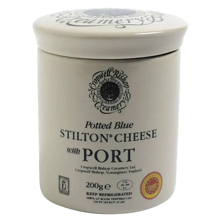 Stilton krukke m portvin 200g