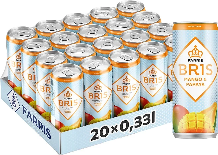 Farris Bris Mango Papaya 0,33l boks