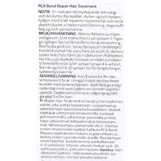 PCA Bond Repair Hair Treatment
