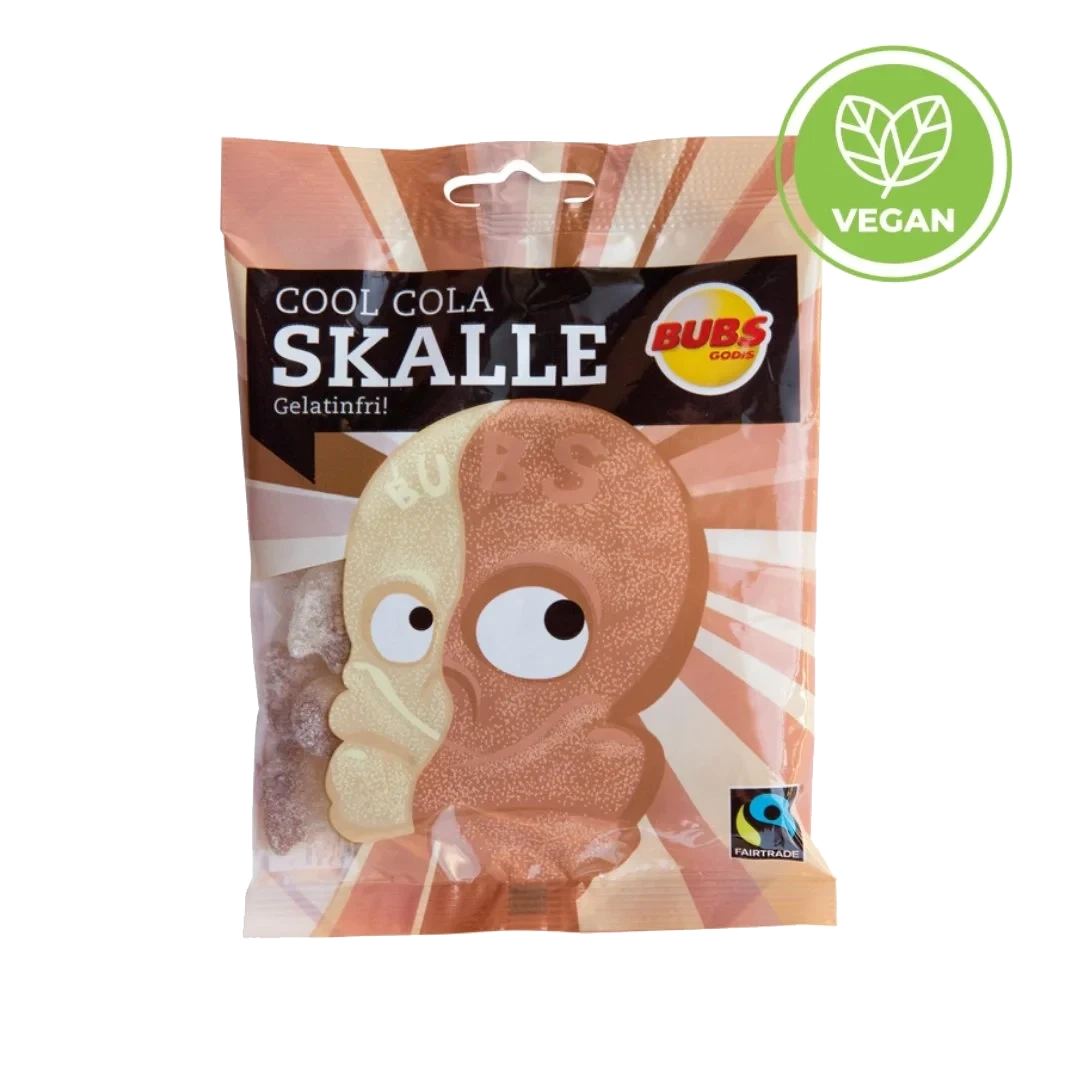 Bubs Cool Cola Skalle 90 g