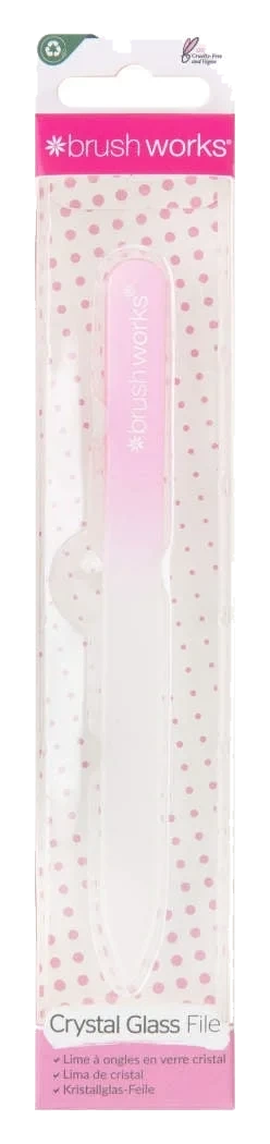 Brushworks Crystal Glass Nail File, 1 stk.