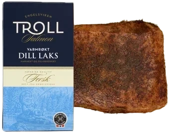Troll Varmrøkt Dill-laks Bit