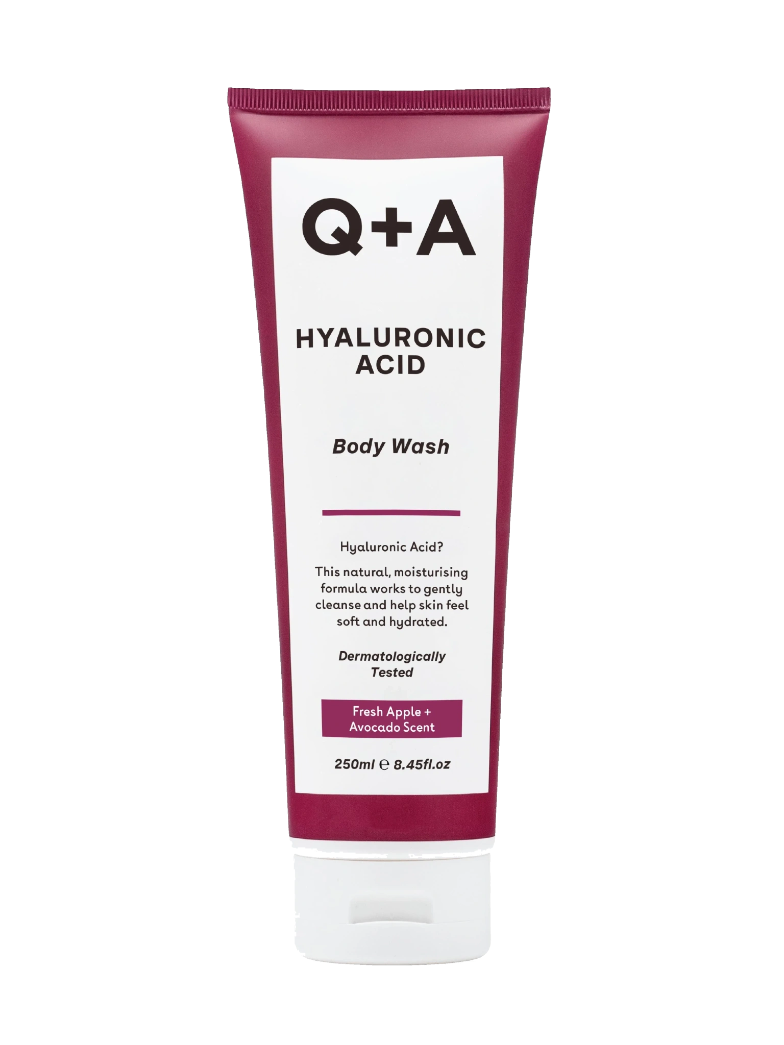 Q+A Hyaluronic Acid Body Wash, 250 ml