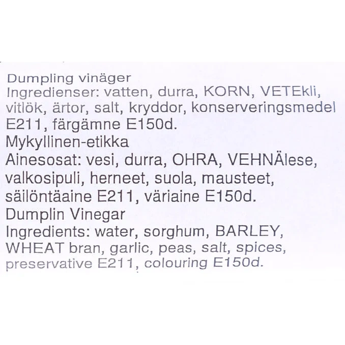 Dumpling Vinäger