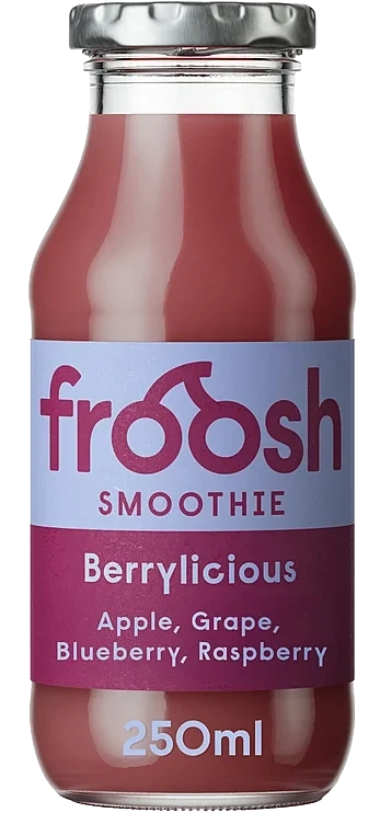Smoothie blåbær og bringebær   250ml