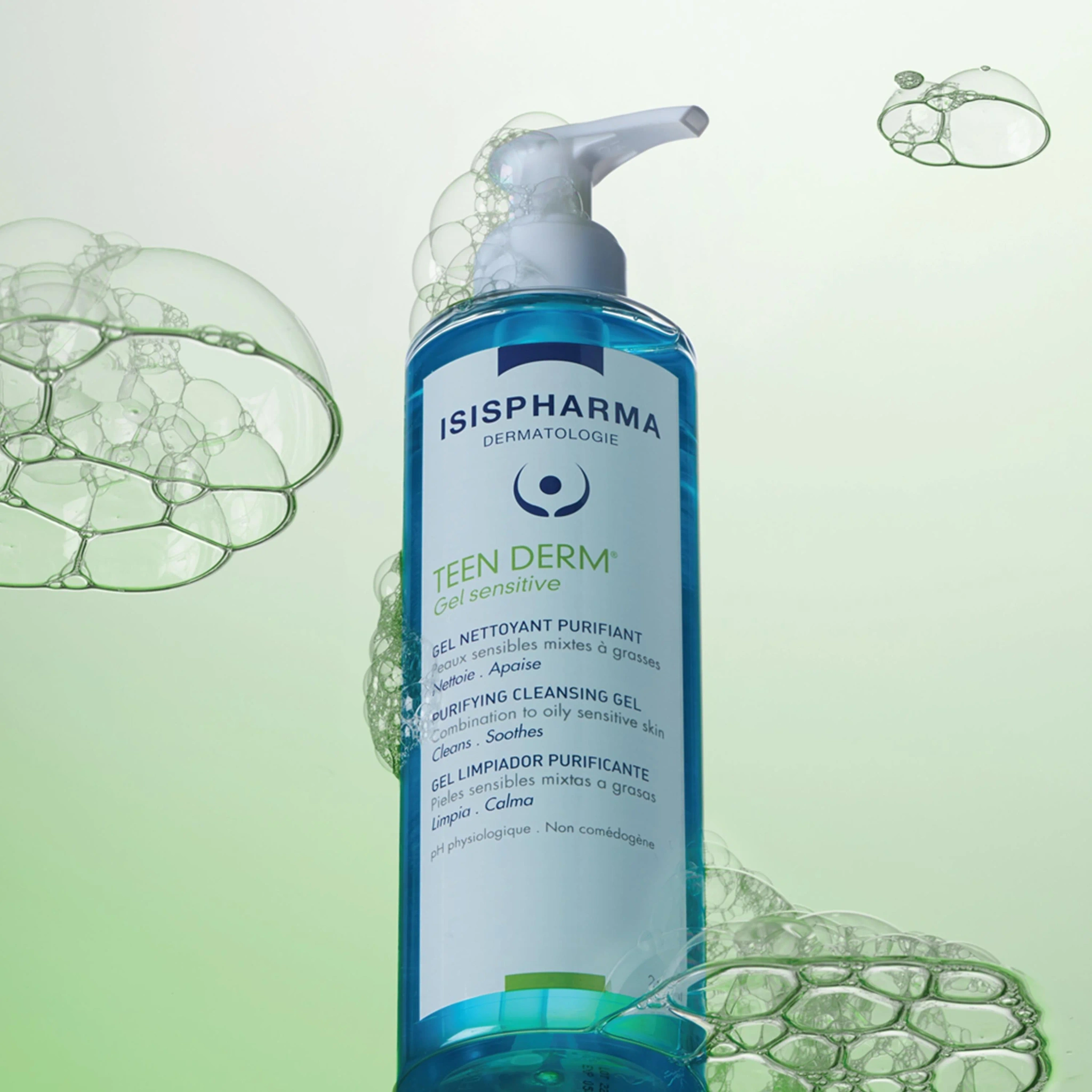 Isispharma Teen Derm Gel Sensitive, 250 ml
