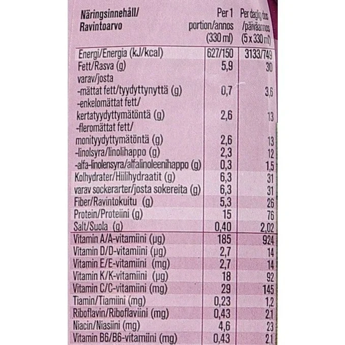 Måltidsersättning Päron & Vanilj 12-pack