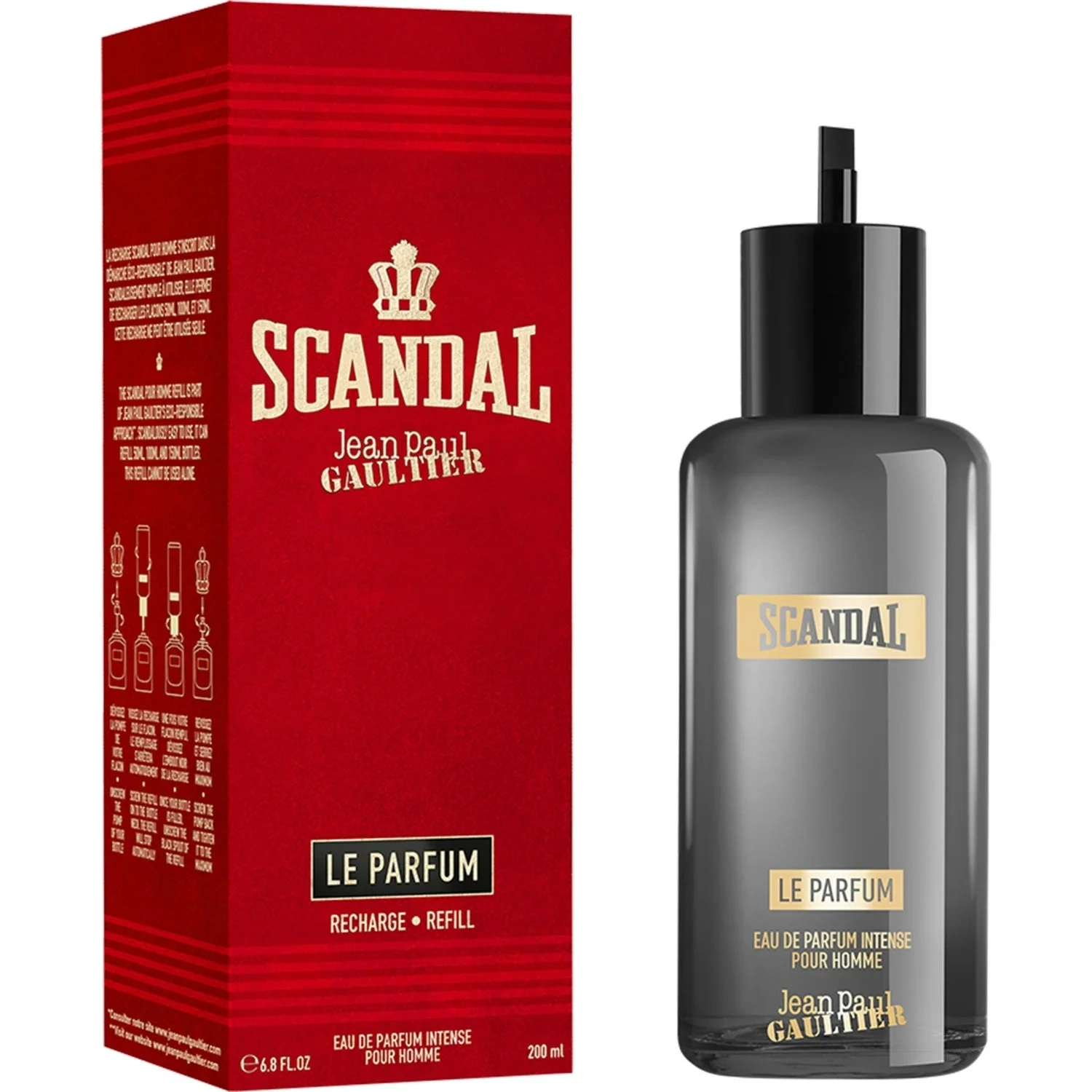 Jean Paul Gaultier Scandal Le Parfum Pour Homme 200 ml, Refill