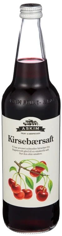 Kirsebærsaft 0,7l Fl Askim Frukt – og Bærpresseri