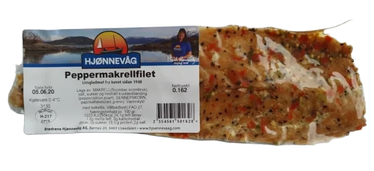 Peppermakrellfilet Ca300g Hjønnevåg