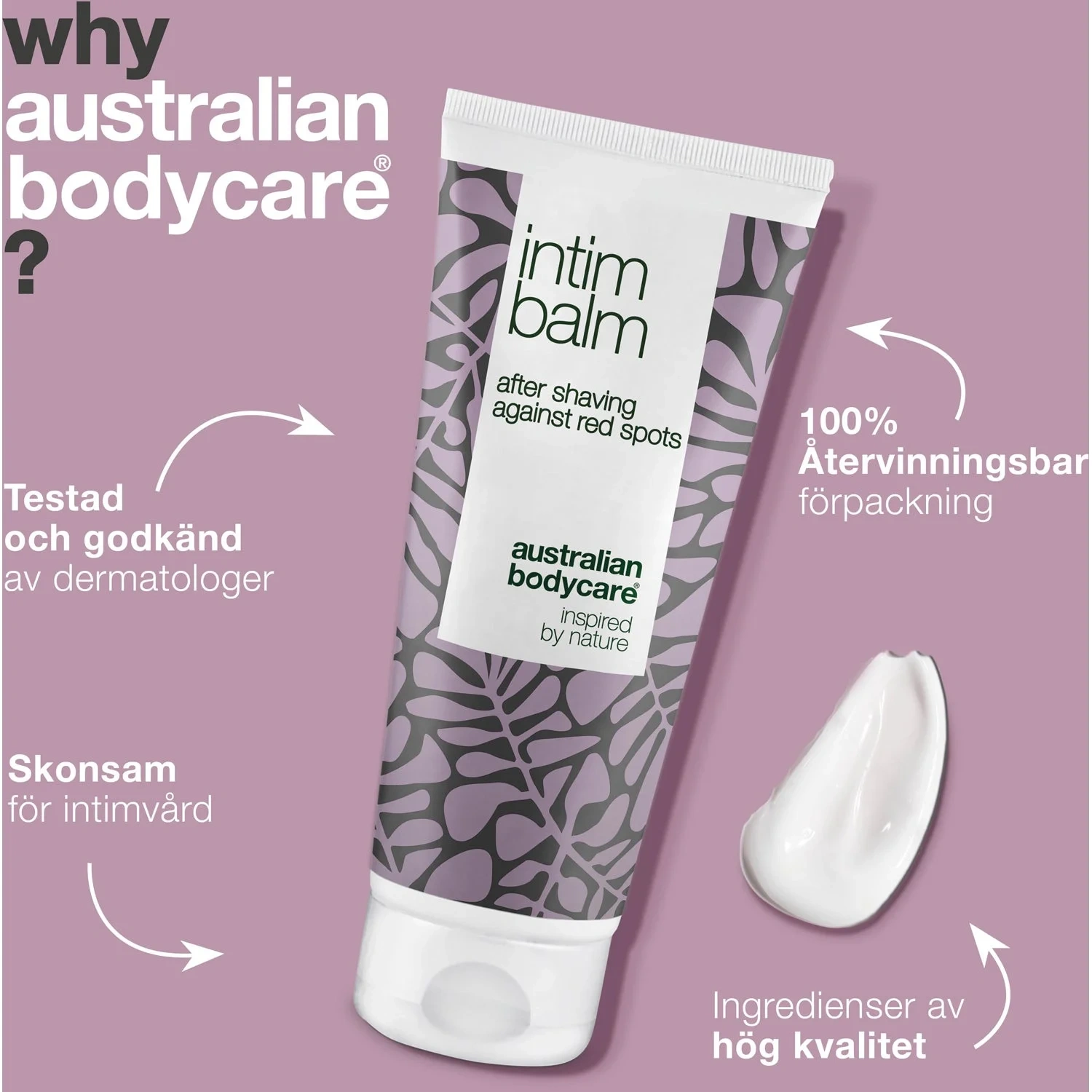Australian Bodycare Soothing Intim Balm – Calms Redness, Razor Bumps & Irritation After Intimate Shaving 100 ml