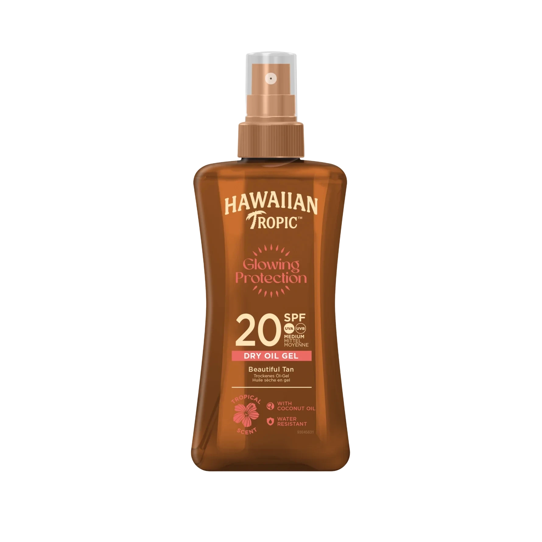 Hawaiian Tropic Glowing Protection Dry Oil Spray SPF20 200 ml