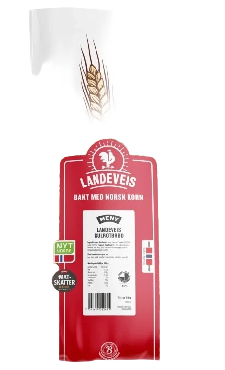 Gulrotbrød 750g Landeveis