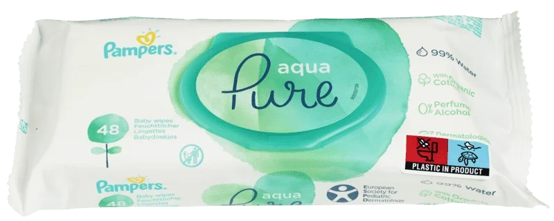 Pampers Pure Wipes 48stk