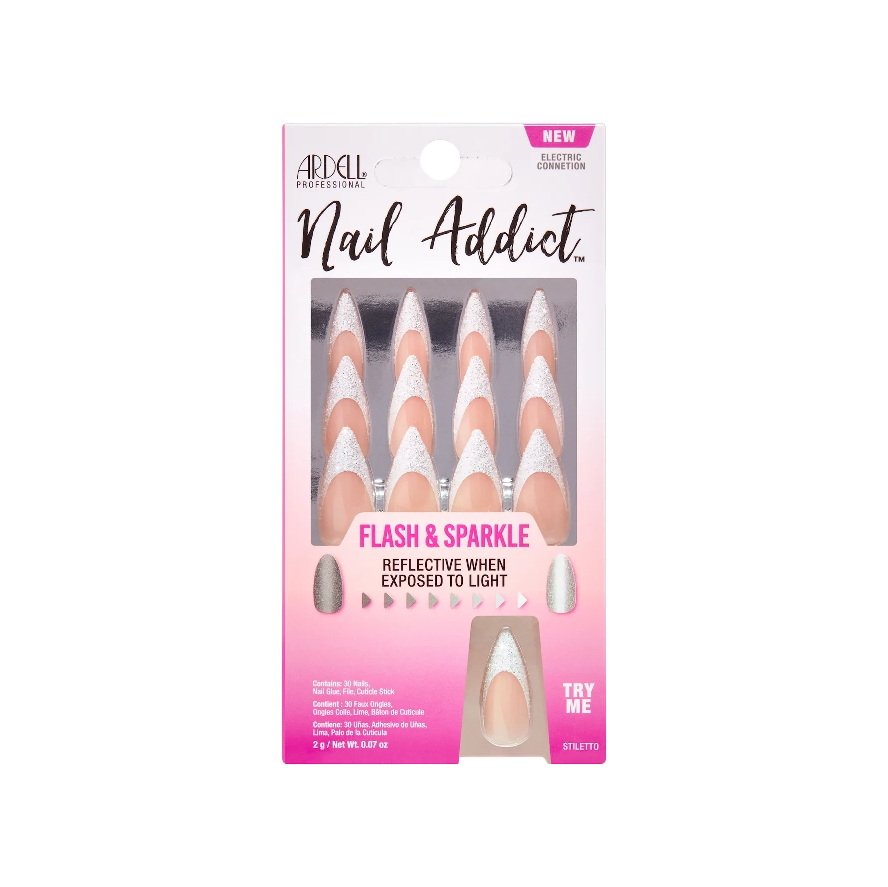 Ardell Nail Addict Flash & Sparkle Electric Connection