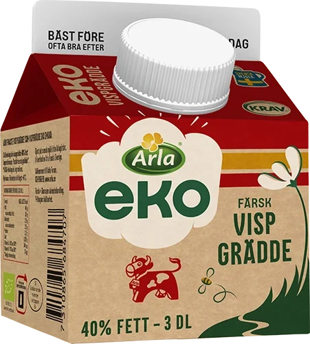 Eko vispgrädde 40%