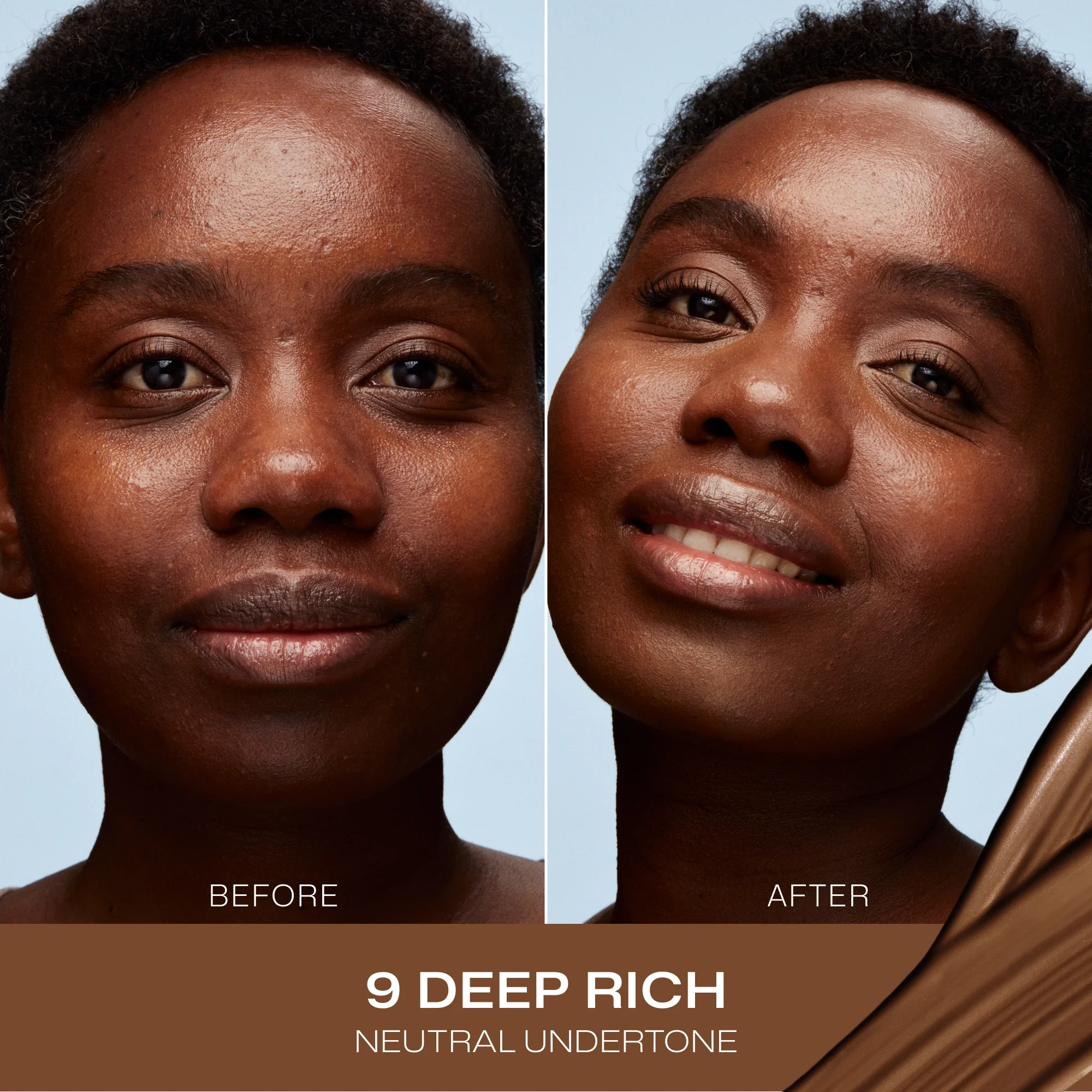 Lumene Natural Glow Fluid Foundation SPF20, 9 Deep Rich, 30 ml