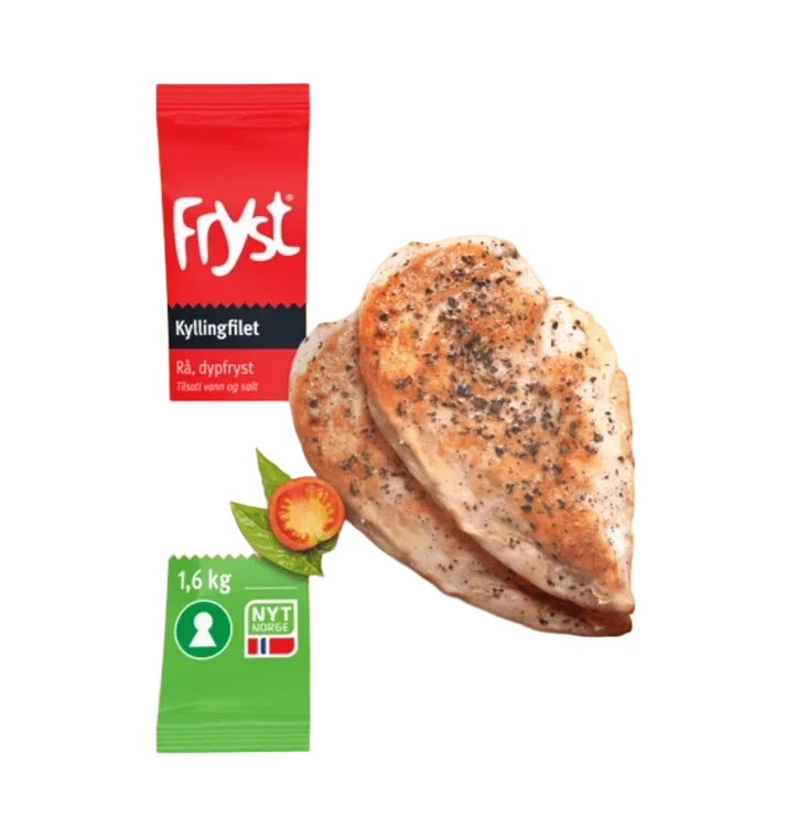 Kyllingfilet 1,6kg Fryst