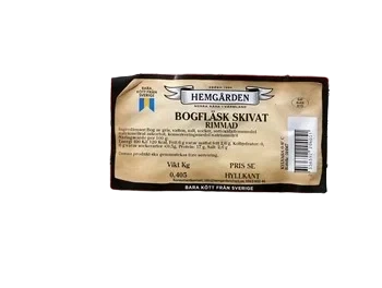 Bogfläsk skivat