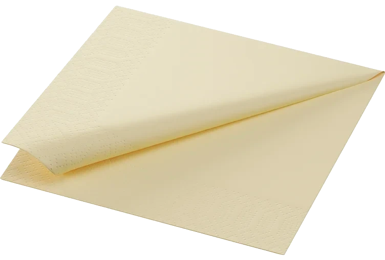Serviett 3l 33cm 125stk Vanilje
