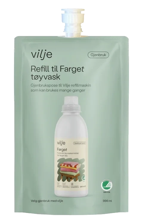 Vilje Tøyvask Farget Refill 900ml