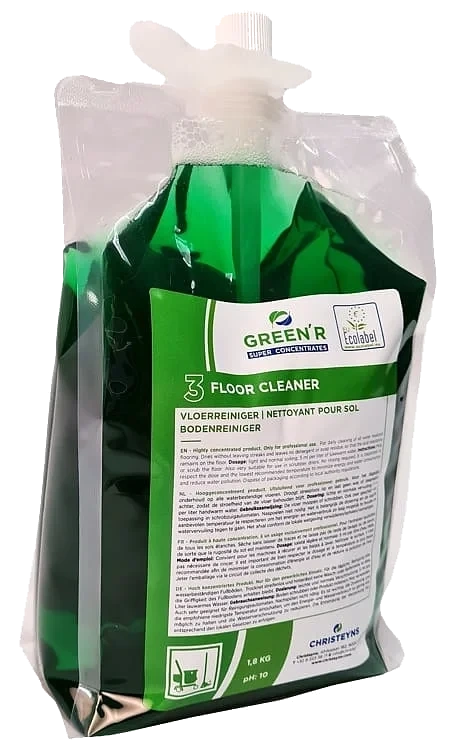 Green r superconcentrates 3 floor box   3x1,8kg