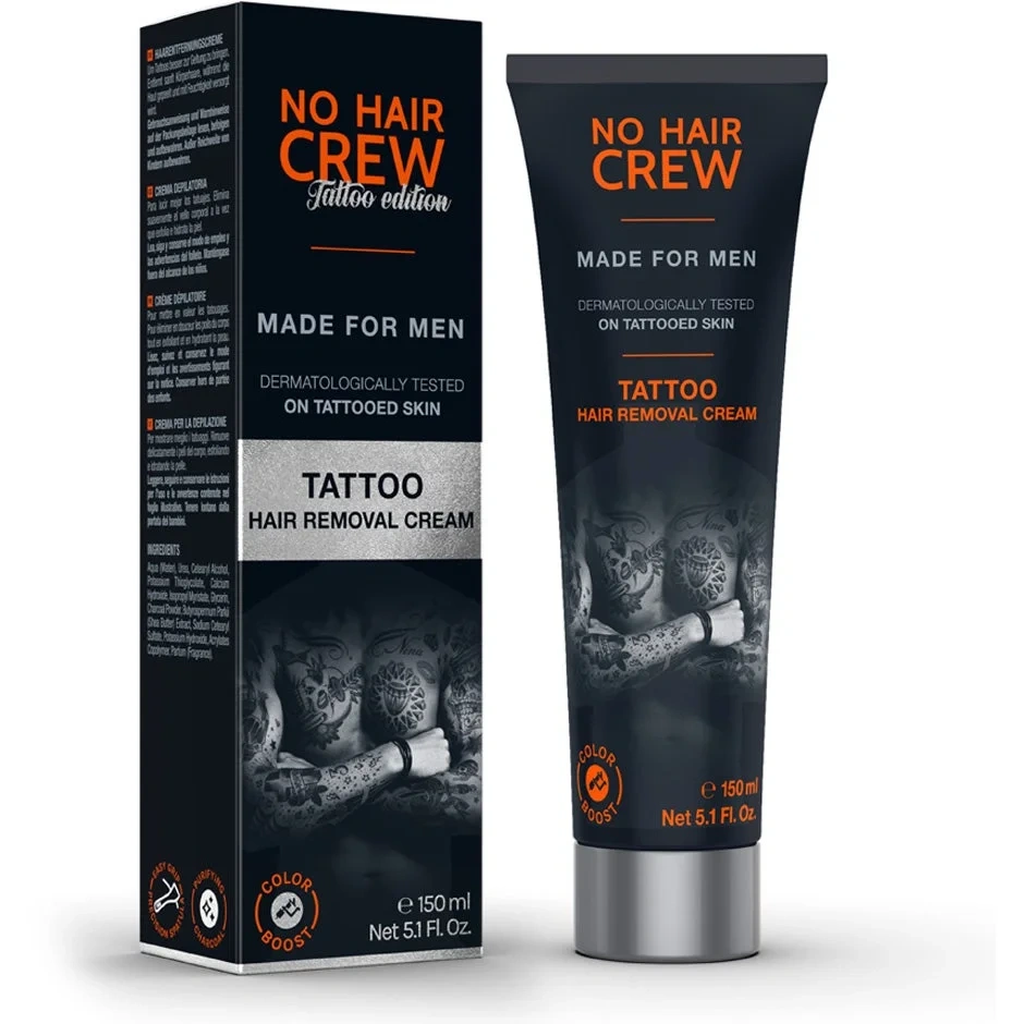 No Hair Crew Tattoo Hair Removal Cream