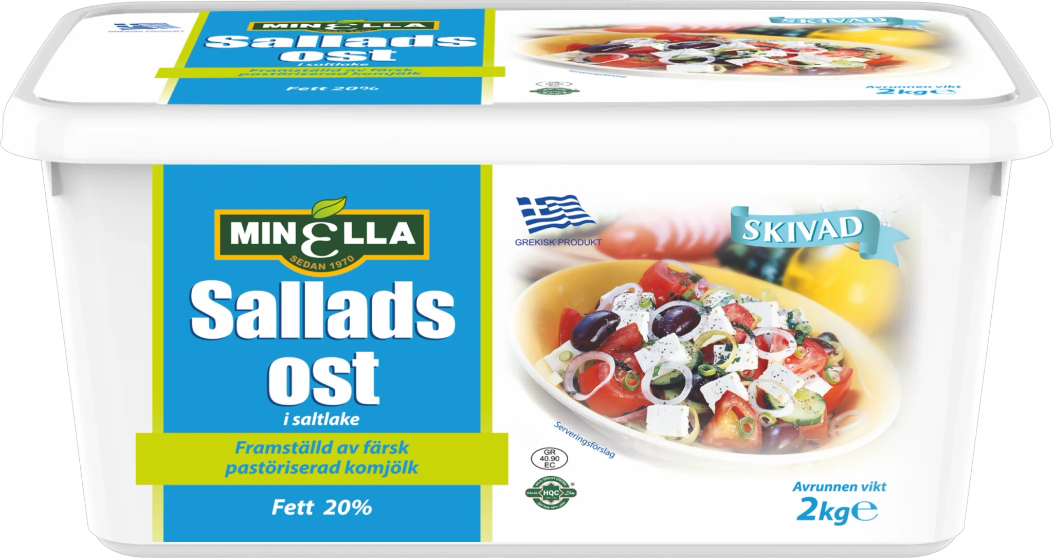 Salladsost Skivad i saltlake