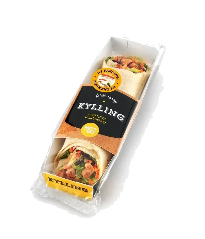 Wrap Kylling&Råkost 210g Mett og Go