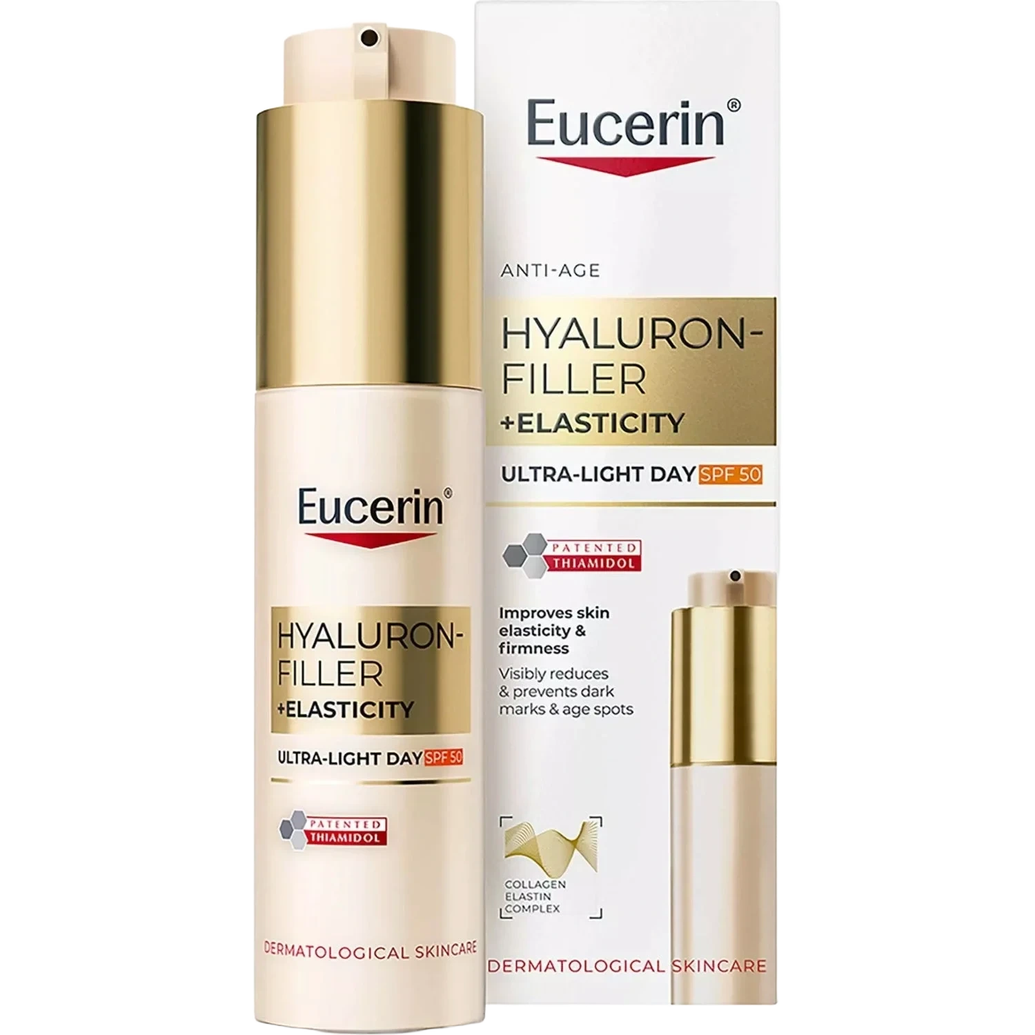 Eucerin Day Cream Hyaluron-Filler+Elasticity Ultra-Light SPF50+