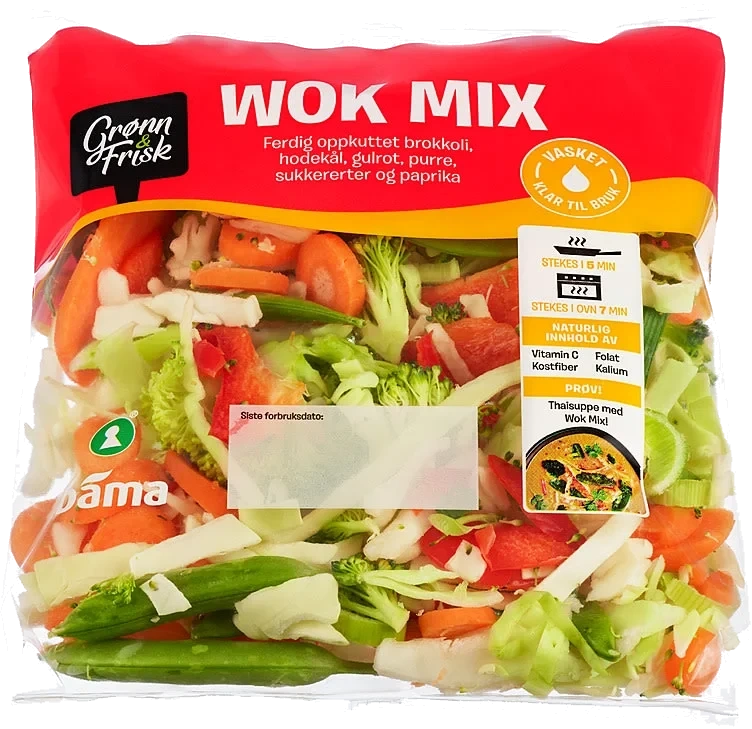 Wok Mix 300g Grønn&Frisk
