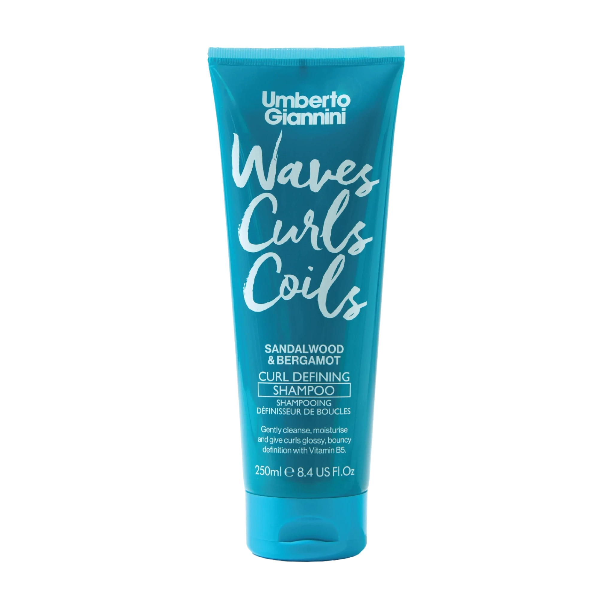 Umberto Giannini Waves, Curls & Coils Shampoo, 250 ml