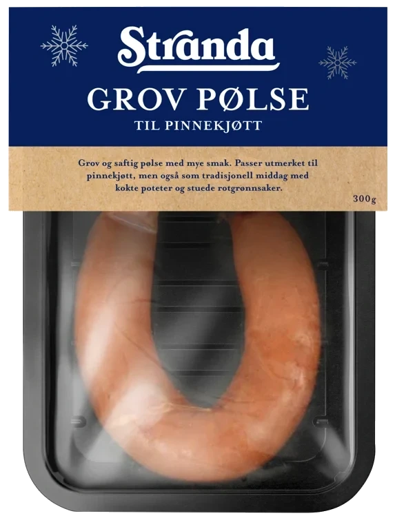 Grov pølse  300g