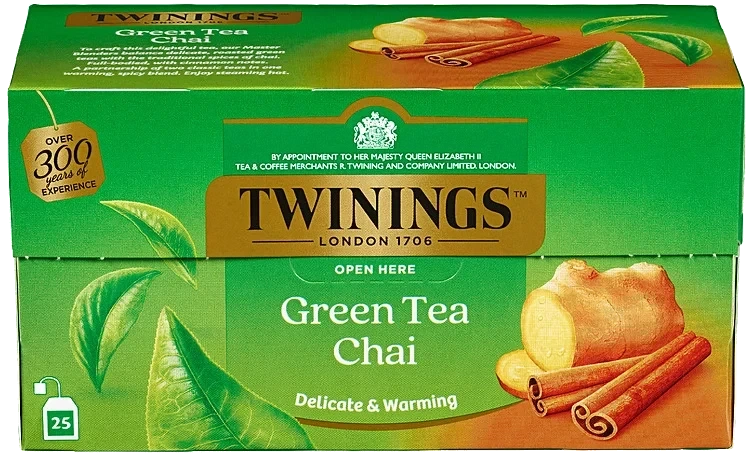Twinings grønn te chai   25bg