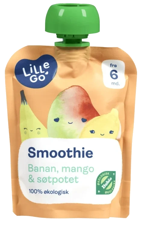Smoothie Banan/mango/søtpotet 90g Lillego