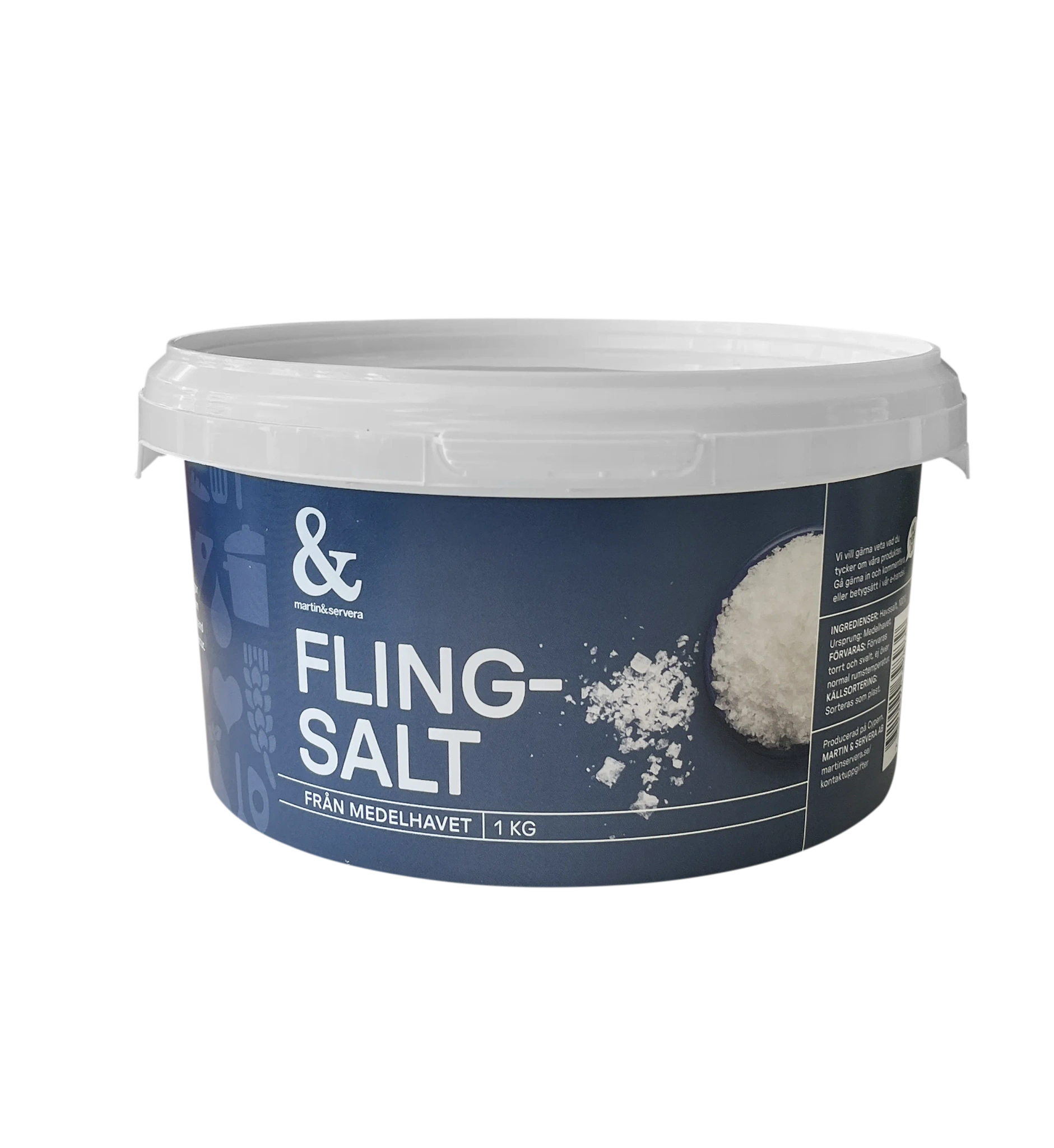 Flingsalt havs