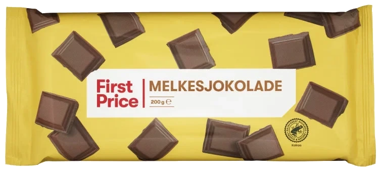 Melkesjokolade First Price 200g