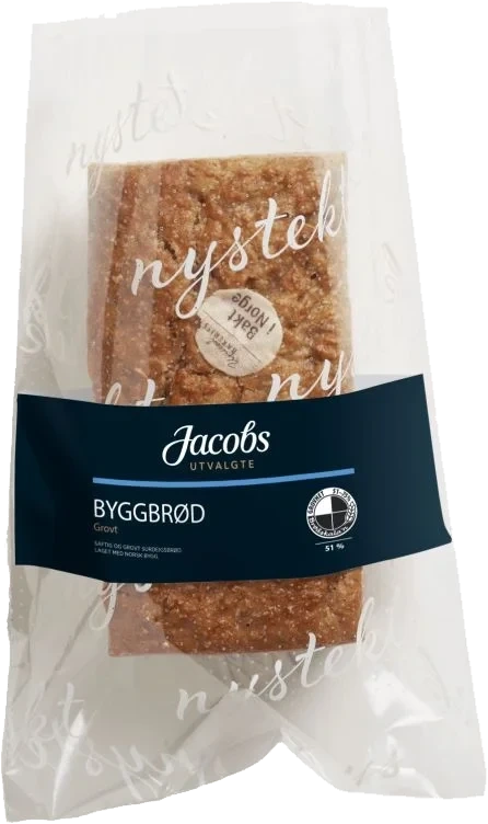 Grovt Byggbrød 675g Jacobs Utvalgte
