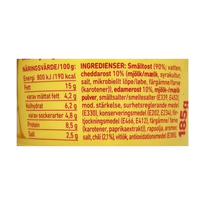 Cheddar Dip Hot Chili